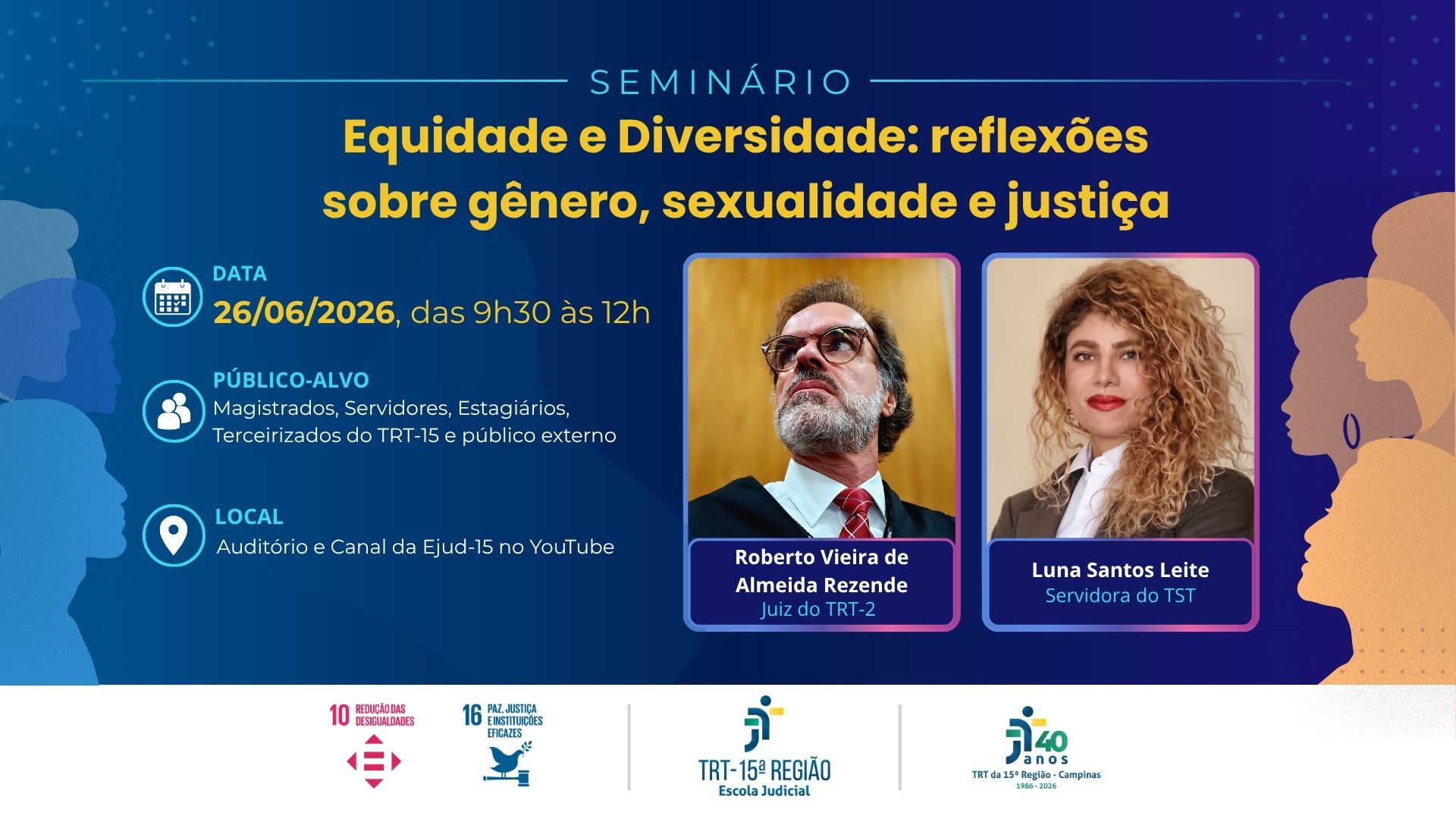 Banner explicativo do evento.